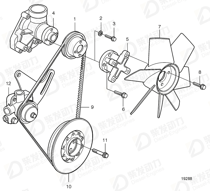 VOLVO Pulley 20464431 Drawing